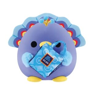 ZURU Snackles Aldi Exclusive Plush Peacock Levi 8 In Toy NWT